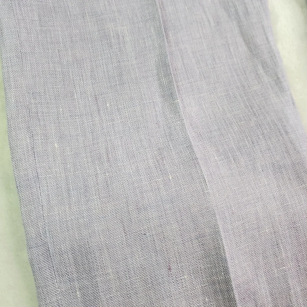 Baird McNutt Murano Alex Fit 100% Linen Pants Mens 30x32 Lavender Purple Trouser